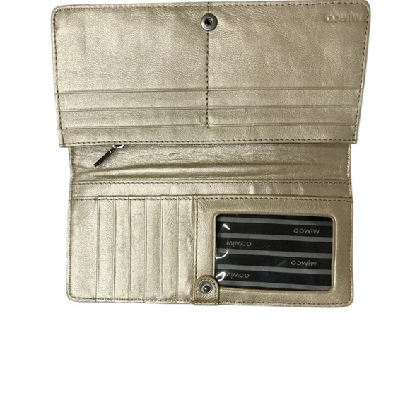 Mimco Teal Green Leather Wallet - Picture 4 of 8